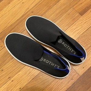 Size 6 Rothy’s “The Sneaker” in black, worn 3 times.